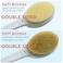 Shower Brush with Soft and Stiff Bristles205 Extra Long Handle DualSided Back Scrubber Bath Brush Body Exfoliator for Wet or Dry Brushing EXTRA LONG HANDLE