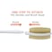 Shower Brush with Soft and Stiff Bristles205 Extra Long Handle DualSided Back Scrubber Bath Brush Body Exfoliator for Wet or Dry Brushing EXTRA LONG HANDLE