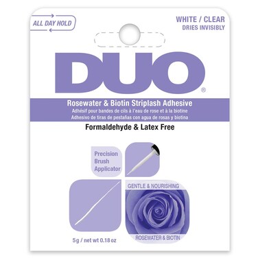DUO Rosewater  Biotin Striplash Adhesive  Clear 5 gnet wt 018 oz