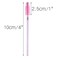 50PCS Mascara WandsCrystal Pink Mascara Brushes Disposable Eyelash Eyebrow Spoolies Lash Brush for Makeup Eyelash Extensions Eyebrow Spoolie for Lash ExtensionPink