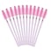 50PCS Mascara WandsCrystal Pink Mascara Brushes Disposable Eyelash Eyebrow Spoolies Lash Brush for Makeup Eyelash Extensions Eyebrow Spoolie for Lash ExtensionPink