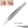 WSYUB Blackhead Tweezers Blackhead Extractor Pimple Popper Tool Kit 3 in 1 Professional Stainless Skin Zit Acne Blemish Whitehead Popping Removing Surgical Tools Set Silver