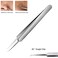 WSYUB Blackhead Tweezers Blackhead Extractor Pimple Popper Tool Kit 3 in 1 Professional Stainless Skin Zit Acne Blemish Whitehead Popping Removing Surgical Tools Set Silver