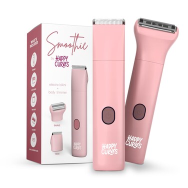Smoothie Bikini Trimmer  Electric Razor for Women Waterproof Hair Trimmer with Adjustable Guards Personal Shaver for Pubic Hair Ladies Intimate Shaver and Body Hair Trimmer Guava