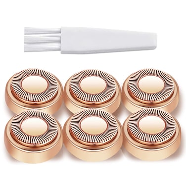 Facial Hair Remover Replacement Heads Compatible with Finishing Touch Flawless Facial Hair Removal Tool for Women As Seen On TV 18K GoldPlated Rose Gold Generation 1 Single Halo