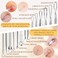 16 Pcs Blackhead Remover Tools 2024 Latest Pimple Popper Tool Kit  Stainless Steel Professional Pimple Extractor Tool Kit for Blackheads Blemish Comdone Acne Zit and Whiteheads for Face  Nose