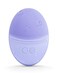 EZBASICSFacial Cleansing Brush Made with Ultra Hygienic Soft Silicone Waterproof Sonic Vibrating Face Brush for Deep Cleansing Gentle Massaging Inductive Charging Violet1 Pack5 Speed Settings