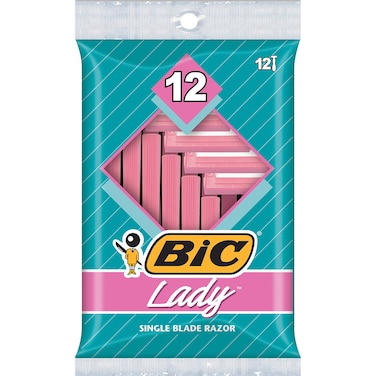 BIC Lady Shaver Womens Disposable Razor 12 Count