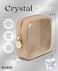 Embla Clear Cosmetic Bag Makeup Bag Clear Zipper Pouch Cosmetics Bags Cute Womens Make Up Pouches Clear Toiletry Travel Bag Tote Preppy Purse Cosmetic Organizer Mini Small Large Makeup Bags Sand