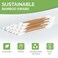 Improved 30  Bamboo Cotton Swabs  Carbonized for Durability  500 Pack  EcoFriendly Biodegradable  Vegan Non Plastic Qtips  Kraft Paper Box Drawer Box
