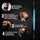 Viking Revolution Beard Pen 2 Pack  Black Beard Pencil Filler for Men Lapiz para Barba de Hombre  Beard Filler for Men Waterproof Beard Filling Pen Kit  Long Lasting Beard Filler Pen with Brush