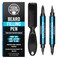 Viking Revolution Beard Pen 2 Pack  Black Beard Pencil Filler for Men Lapiz para Barba de Hombre  Beard Filler for Men Waterproof Beard Filling Pen Kit  Long Lasting Beard Filler Pen with Brush