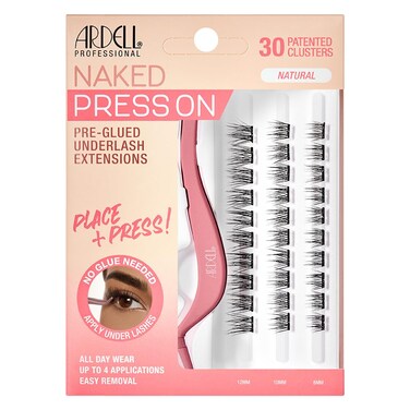 ArdellNaked Press On PreGlued Underlash Extensions  Natural