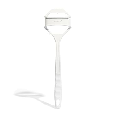 Sud ScrubExtender Handle Back Scrubber Attachment for Silicone Body Scrubber Shower Scrubber for Body Long Handled Scrub Brush for Shower Back Brush for Shower Speckled White