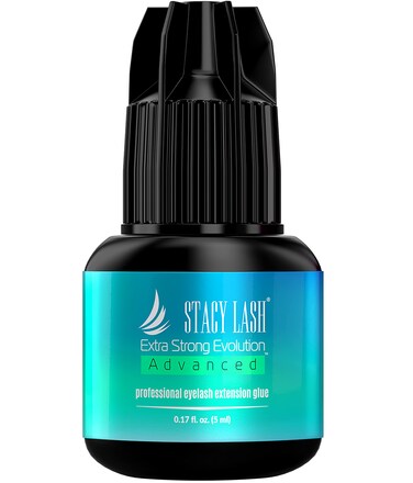 STACY LASHExtra Strong Evolution Advanced Eyelash Extension Glue 017floz5ml 1Sec Dry 6Weeks RetentionBlack AdhesiveProfessional Supplies