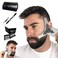 Beard Shaper  Beard Shaping Tool for Men Beard Lineup Guide Template Perfect for Styling and Edging Includes Dual Action Beard Comb  Barber Pencil Liner