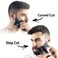 Beard Shaper  Beard Shaping Tool for Men Beard Lineup Guide Template Perfect for Styling and Edging Includes Dual Action Beard Comb  Barber Pencil Liner