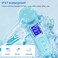 Facial Cleansing Brush IPX7 Waterproof Rechargeable Silicone Face Scrubber 5 Cleansing Modes Face Brush for Face Exfoliator Exfoliating and Massaging Face Scrubber Exfoliator Grass Green