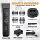 Brio Beardscape V2 Beard Trimmer for Men Hair Trimmer for Men with Low Friction Ceramic Blade Quiet Beard and Mustache Trimmer for Men Black