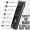 Brio Beardscape V2 Beard Trimmer for Men Hair Trimmer for Men with Low Friction Ceramic Blade Quiet Beard and Mustache Trimmer for Men Black