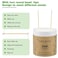 Bamboo Cotton Swabs 400 count Organic Cotton Swab Round Tips Natural Wooden Cotton Buds for Ears Double Heads Ear Sticks Travel Makeup Remover