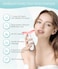 7 Color Neck Face Massager  Facial Massager Tool for Skin Care at Home Vibrating Face Massager with Thermals Galvanic Machines White