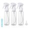 Travel Size Spray Bottle 34oz100ml Plastic Fine Mist Spray Bottle Set Refillable Liquid Containers 3pcs Clear Trigger Sprayer with Funnel and Labels for Styling Kitchen Home Office Cleaning