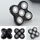 Men Electric Shavers Replacement Heads 5 in 1 Razor Replaceable Alternate Floating Washable Blade Trimmers Head Black1pcs