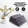 MOONQUEEN Ultra Soft Premium Washcloths Set  12 x 12 inches  24 Pack  Quick Drying  Highly Absorbent Coral Velvet Bathroom Wash Clothes  Use as Bath Spa Facial Fingertip Towel Grey