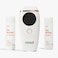 NEW Flasher 20 Kit by Nood Complete Hair Removal for Men and Women with Flasher 20 in Gloss White Revealer Exfoliant and Reviver Aloe  Painfree and Safe for Whole Body Treatment