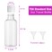 30 Pcs 2 oz Clear Plastic Empty Bottles Travel Size Bottles with Flip Cap Small Bottles for Liquids Toiletries Shampoo Lotion Conditioner