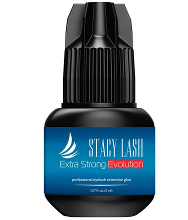 Extra Strong Evolution Eyelash Extension Glue Stacy Lash 017floz5ml12 Sec DryRetention  8 WeeksProfessional SuppliesBlack Adhesive