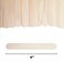Makerstep 100 Jumbo Wooden MultiPurpose Wax Sticks 6 Inch Large Popsicle Sticks Applicator Spatulas for Waxing Ideal for Body Hair Removal Craft Ice Cream Sticks