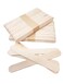 Makerstep 100 Jumbo Wooden MultiPurpose Wax Sticks 6 Inch Large Popsicle Sticks Applicator Spatulas for Waxing Ideal for Body Hair Removal Craft Ice Cream Sticks