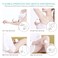 Electric Shaver for Women 3D Floating Blade Rotary Razor Hair Remover for Arms Legs and Underarms Rechargeable Portable and Safe Wet and Dry Use ES300