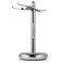 PerfectoDeluxe Chrome Razor and Brush Stand  The Best Safety Razor Stand This Will Prolong The Life of Your Shaving Brush metal