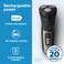 Philips Norelco CareTouch Rechargeable Wet  Dry Electric Shaver with PopUp Trimmer for Bald Men with Sensitive Skin and Scalp S324290