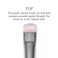RMS BeautyBack2Brow Brush  Eyebrow Makeup Brush with Spoolie Eyebrow Brush Make Up Brush Brow Brushes for Eyebrows Eyebrow Pencil Powder Brush