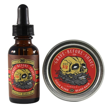 Grave Before Shave Cigar Blend Beard Pack CigarVanilla Scent