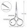 3 Pack Small Nose Scissors Facial Hair Scissors Mini Beauty Scissors Stainless Steel Trimming Pointed Scissor for Grooming Eyebrows Nose Mustache Beard