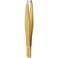 Revlon Hair Removal Tweezer Gold Series Slant Titanium Coated Diamond Particles For Maximum Grip High Precision Tweezers for Men Women  Kids Pack of 1
