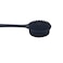 DNC Back Scrubber for Shower Soft Silicone Bath Body Brush with Long Handle Black