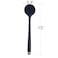 DNC Back Scrubber for Shower Soft Silicone Bath Body Brush with Long Handle Black