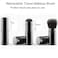 Falliny Retractable Kabuki Makeup Brush Travel Face Blush Brush Portable Powder Foundation Sunscreen Brush with Cover for Blush Bronzer Buffing Highlighter Flawless Powder Cosmetics