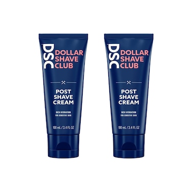 Dollar Shave Club  Post Shave Cream 2 ct  A Calming and Soothing Post Shave Balm for Men Rich Hydration for Sensitive Skin FastAbsorbing NonGreasy Aftershave Lotion Aftershave Cream