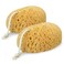MainBasics Bath Sponge Exfoliating Body Sponge Large  Soft Shower Sponge Foam Loofah  2 Pack