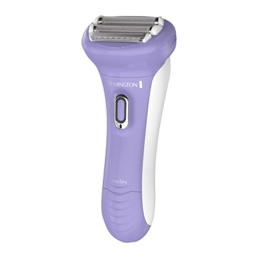 Remington WDF5030A Smooth  Silky Electric Shaver for Women 4Blade Smooth Glide Foil Shaver and Bikini Trimmer with Almond Oil Strip PurpleWhite
