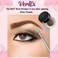 Eyebrow Brush Kit Thin Angled  Eye Brow Concealer Contour Brush to Shape and Conceal Eyes Duo Spoolie Brushes Firm Bristles Definer for Filling Pomade Gel  Defining Arches Winged Eyeliner Stencil