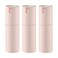 1 oz Airless Pump Bottles Travel Lotion Container Skincare Containers for Moisturizer Plastic Matte Pink 3Pcs