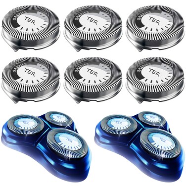 HQ8 Replacement Heads Compatible with Philips Norelco Shavers HQ8 Heads Upgraded 6Pack